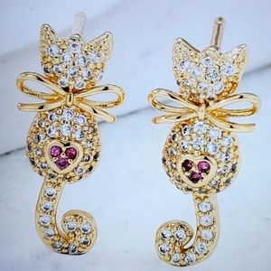 18K Mini Gold Plated Stud Earrings